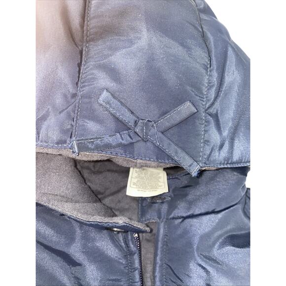 Disney Store Baby Snowsuit 12mo Vintage '99 Navy Embroidered Minnie Mouse - Picture 4 of 14